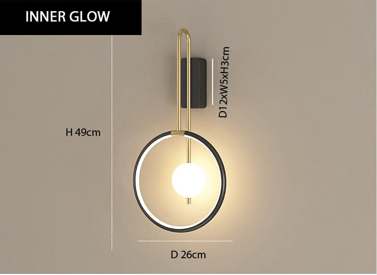 Liora | Circular Wall Lamp - OpalDwell