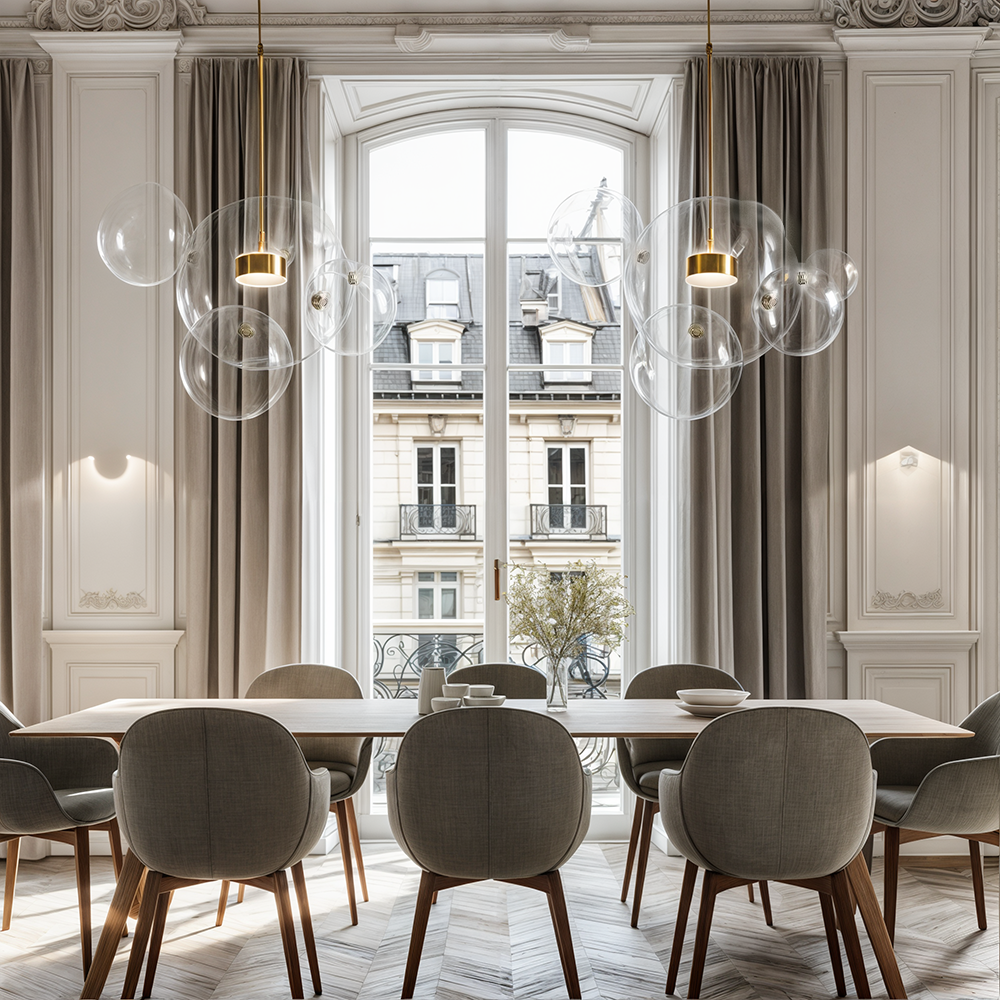 Liora Bubble Glass Pendants - OpalDwell