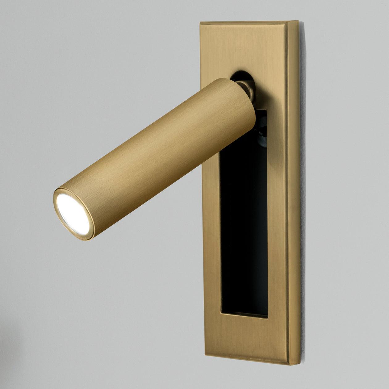 VeraLume Wall-Flush Bedside Sconce With Reading Light - OpalDwell