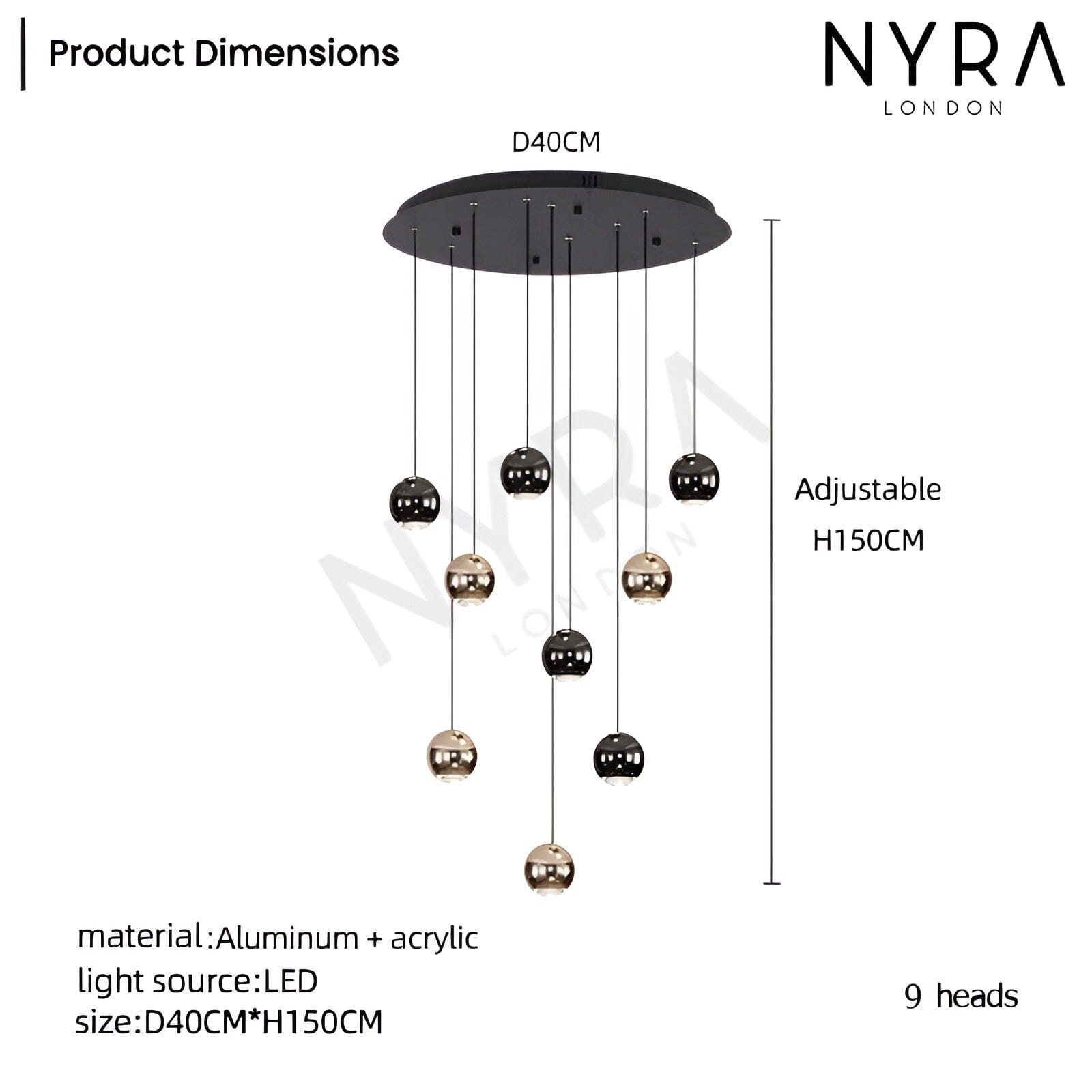 Avella Raindrop Glass Chandelier - OpalDwell