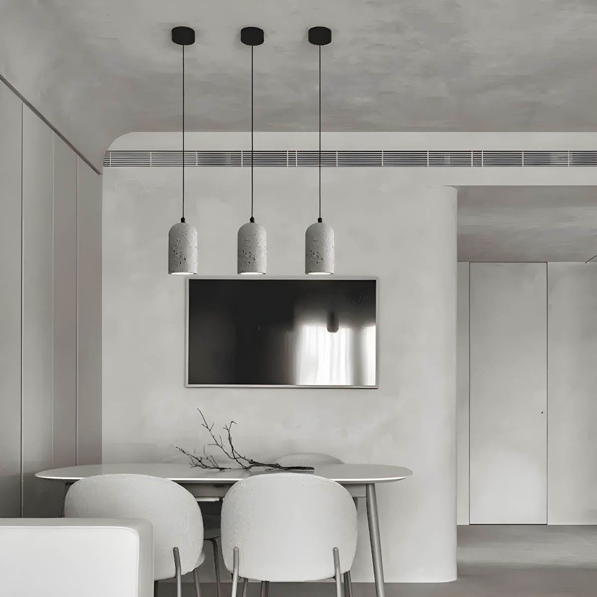 Terrazio Concrete Pendant Light for Indoor Living Spaces - OpalDwell