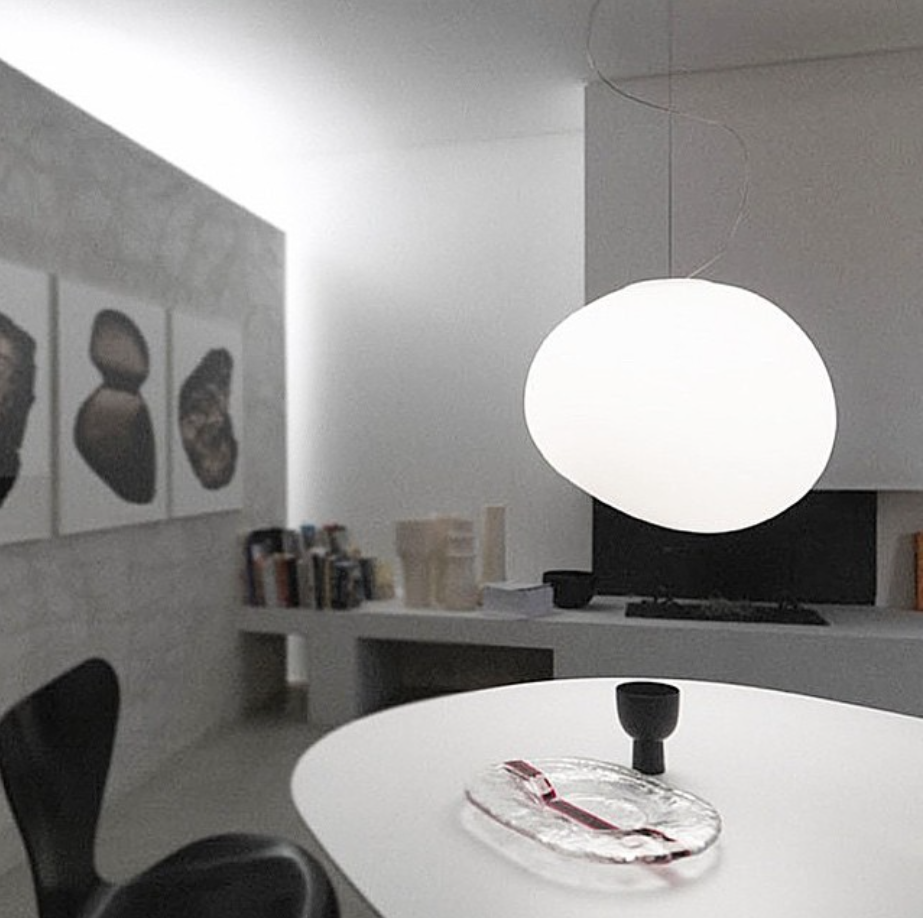 LumaVerde Glass Pendant Light Hand Blown Organic Form OpalDwell