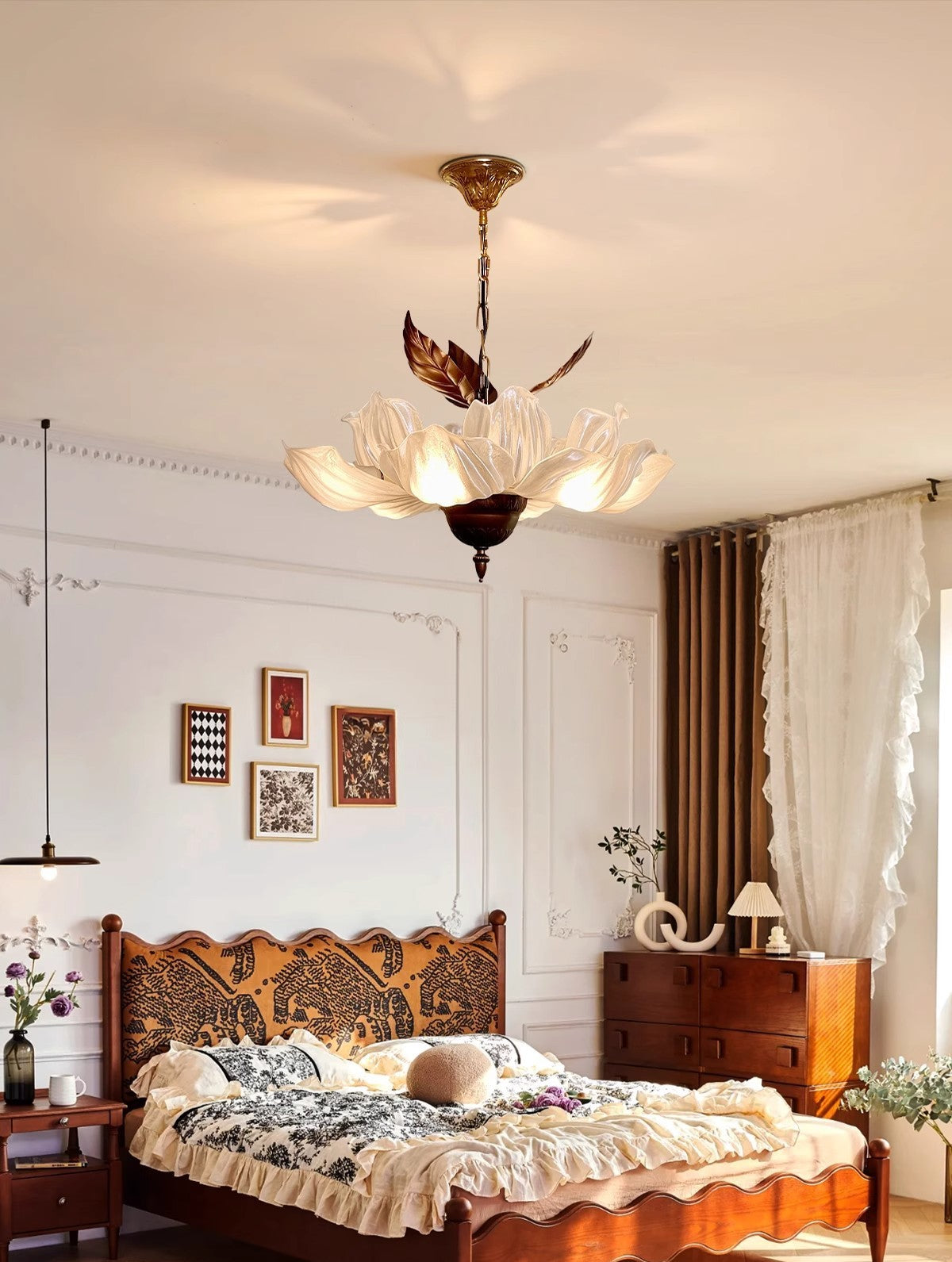 Modern Floral Pendant Light For Ceiling Decor And Home Accent OpalDwell