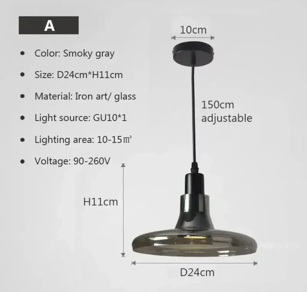 Harlow Modern Glass Pendant Lights - OpalDwell
