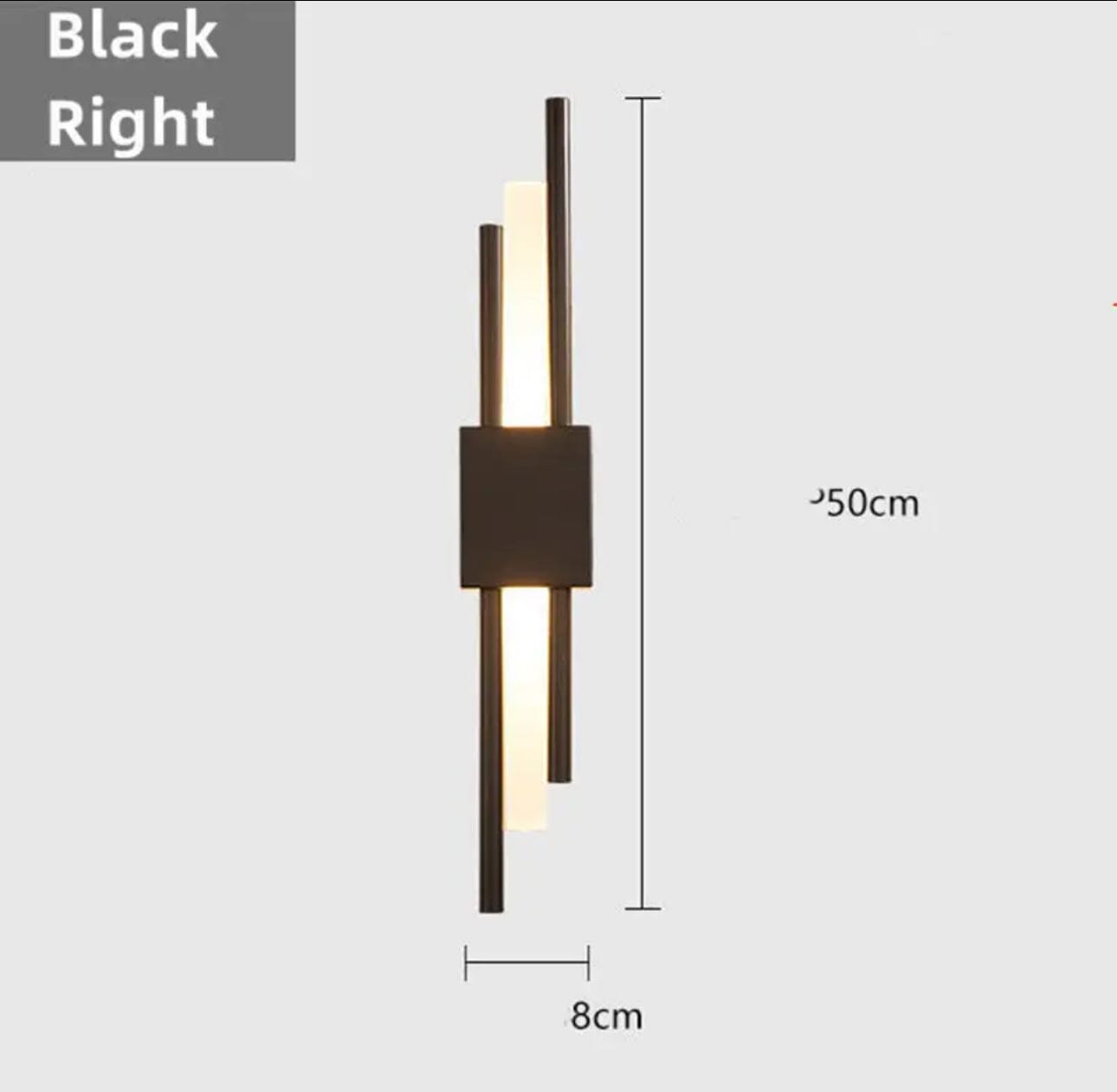 Avelin Black Dual Head Lamp - OpalDwell