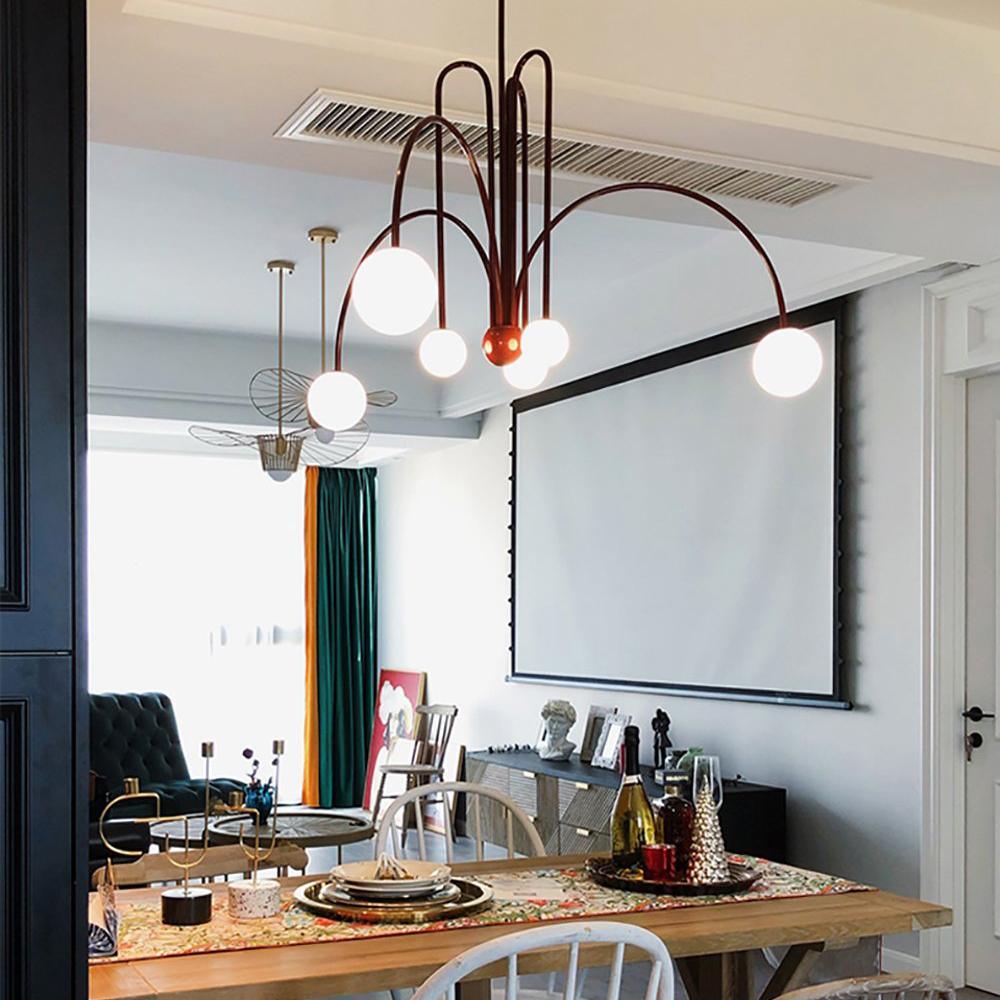 Elara Crest Pendant Light, Dramatic Hanging Fixture - OpalDwell