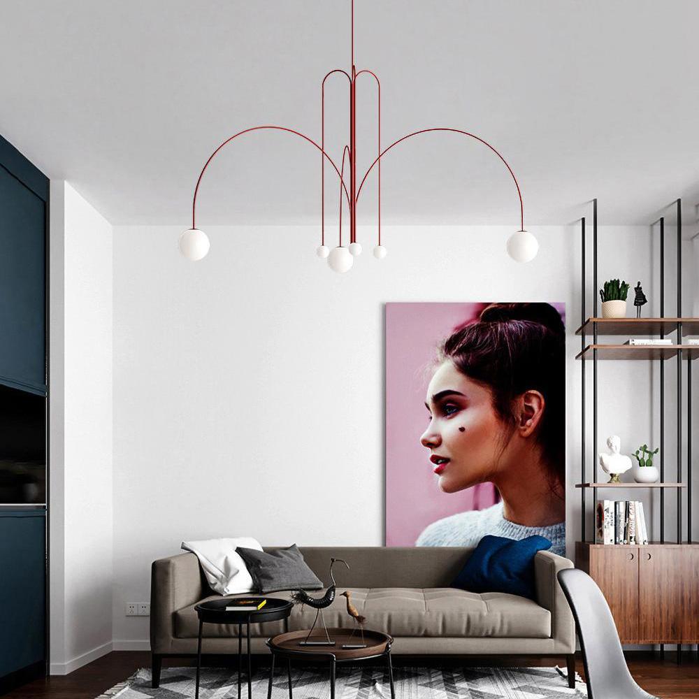 Elara Crest Pendant Light, Dramatic Hanging Fixture - OpalDwell