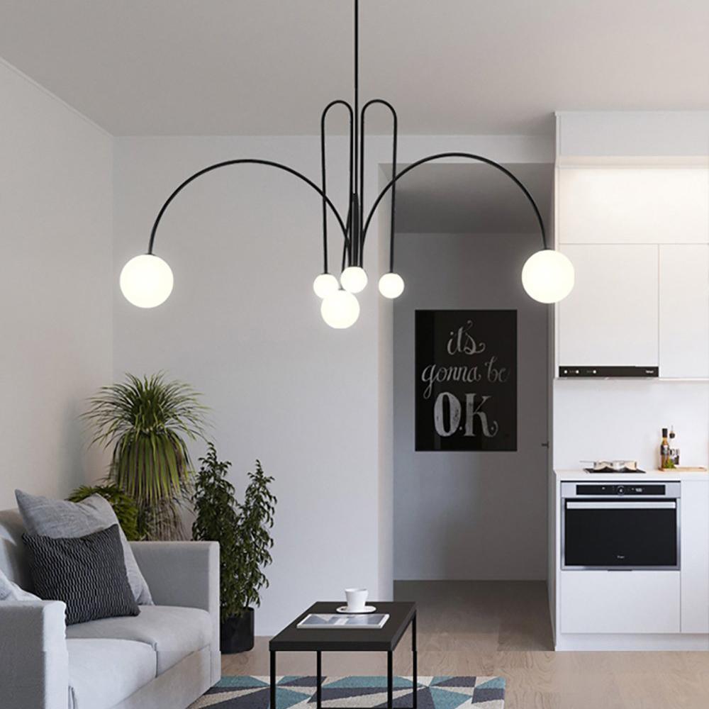 Elara Crest Pendant Light, Dramatic Hanging Fixture - OpalDwell