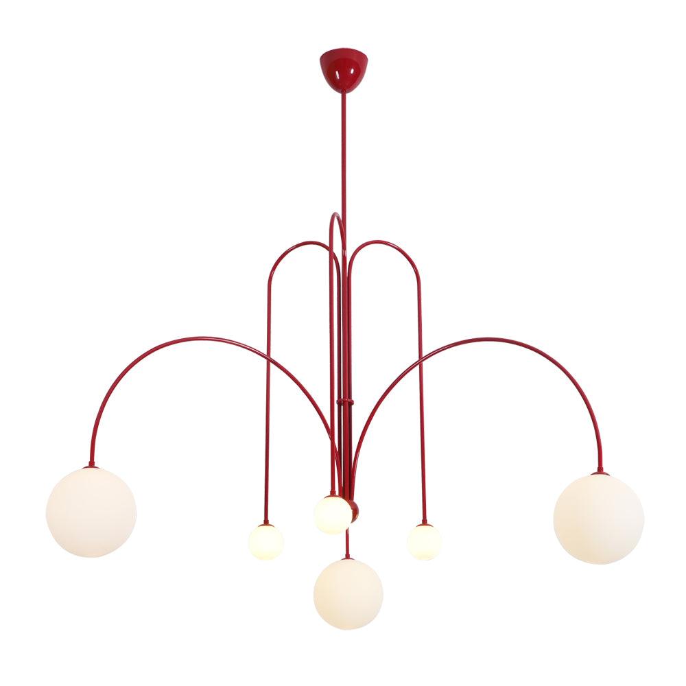Elara Crest Pendant Light, Dramatic Hanging Fixture - OpalDwell