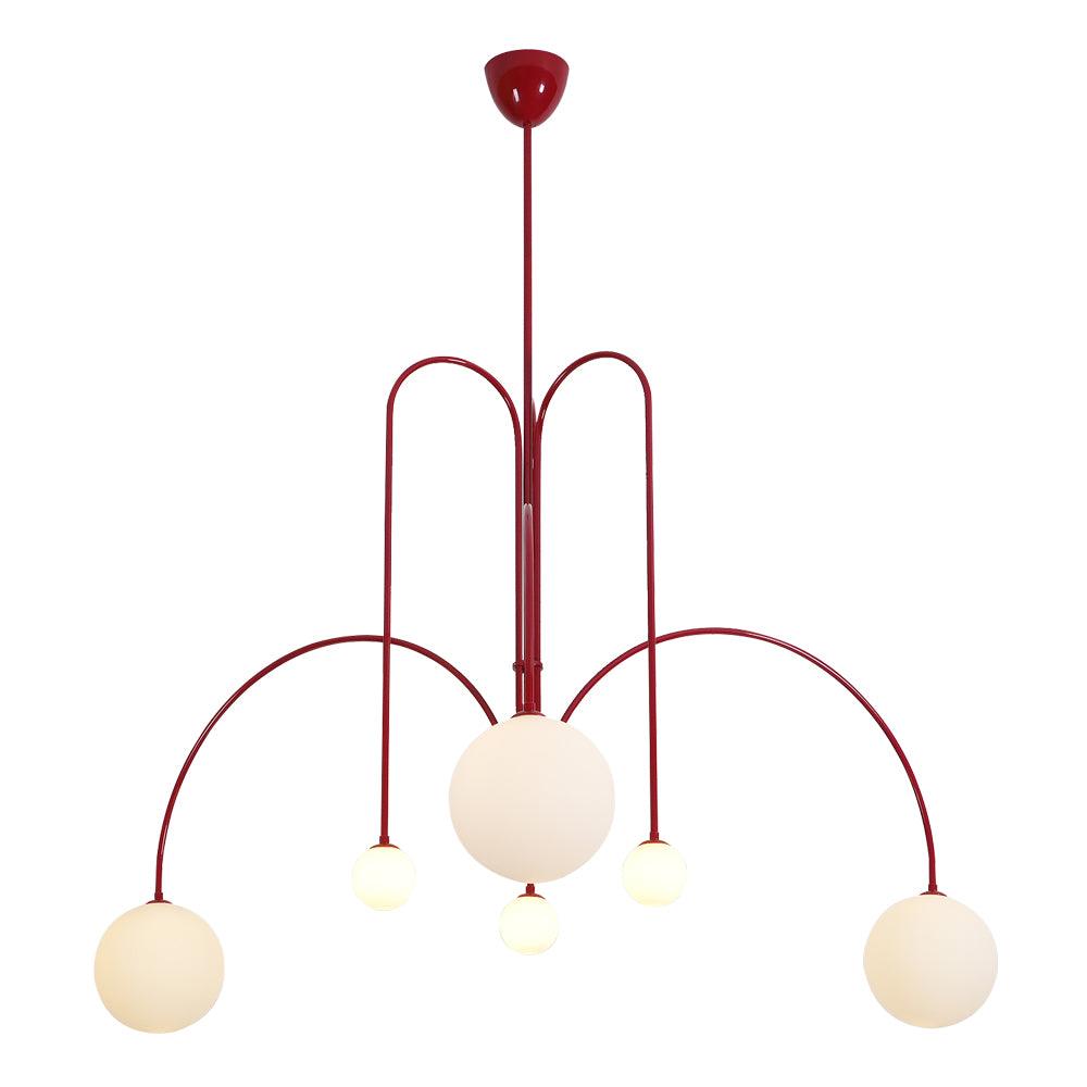 Elara Crest Pendant Light, Dramatic Hanging Fixture - OpalDwell