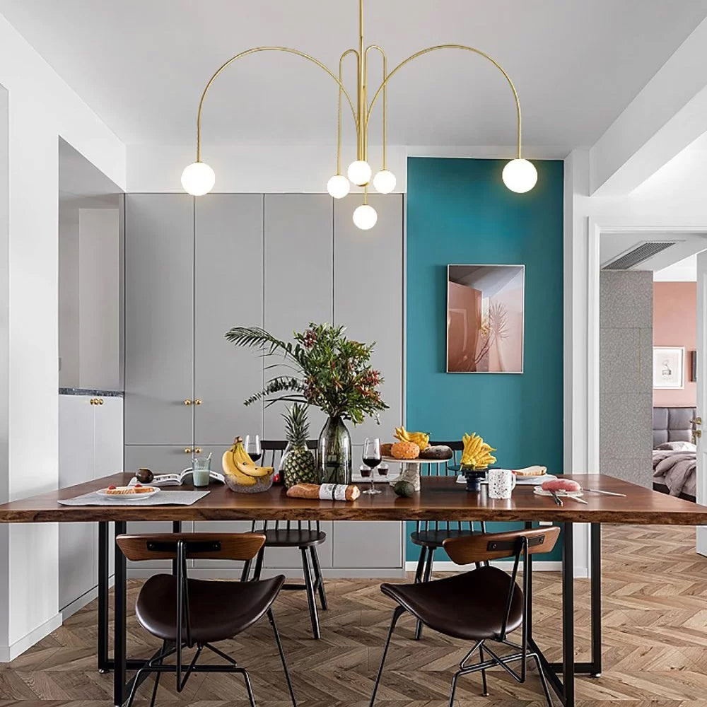 Elara Crest Pendant Light, Dramatic Hanging Fixture - OpalDwell