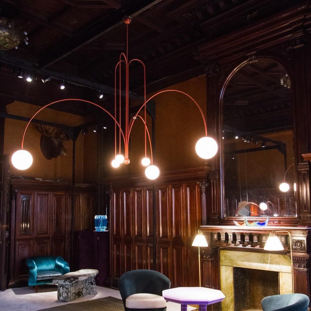 Elara Crest Pendant Light, Dramatic Hanging Fixture - OpalDwell