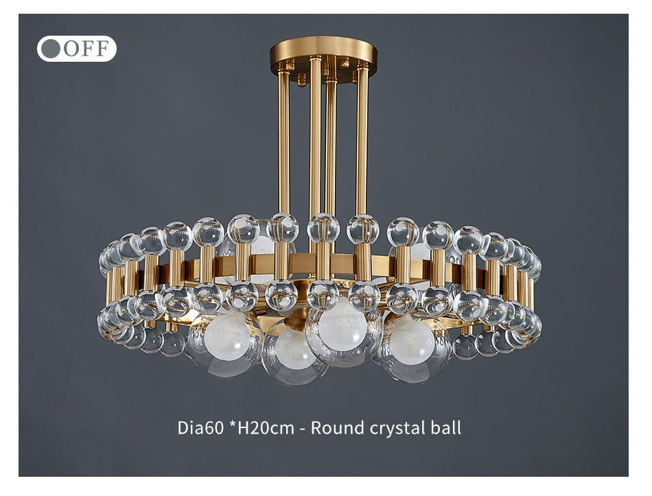 Lumira Colorful Crystal Chandelier for Living Room - OpalDwell
