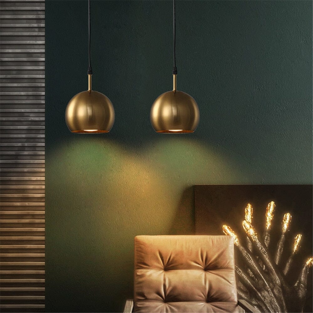 Elora Brass Pendant - OpalDwell