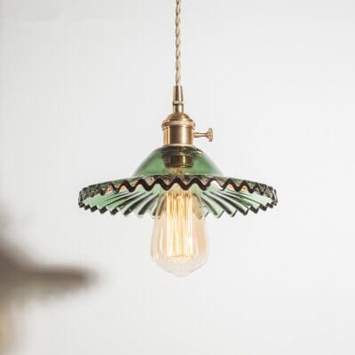 Marwood Woven Glass Pendant - OpalDwell