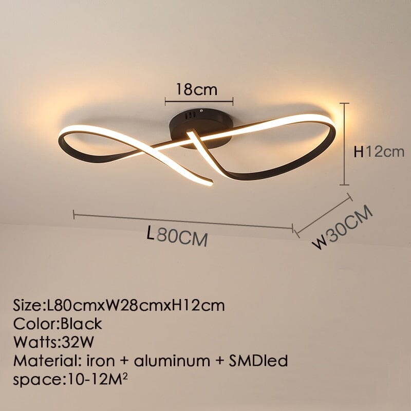 Elara Bow-Style Ceiling Light - OpalDwell