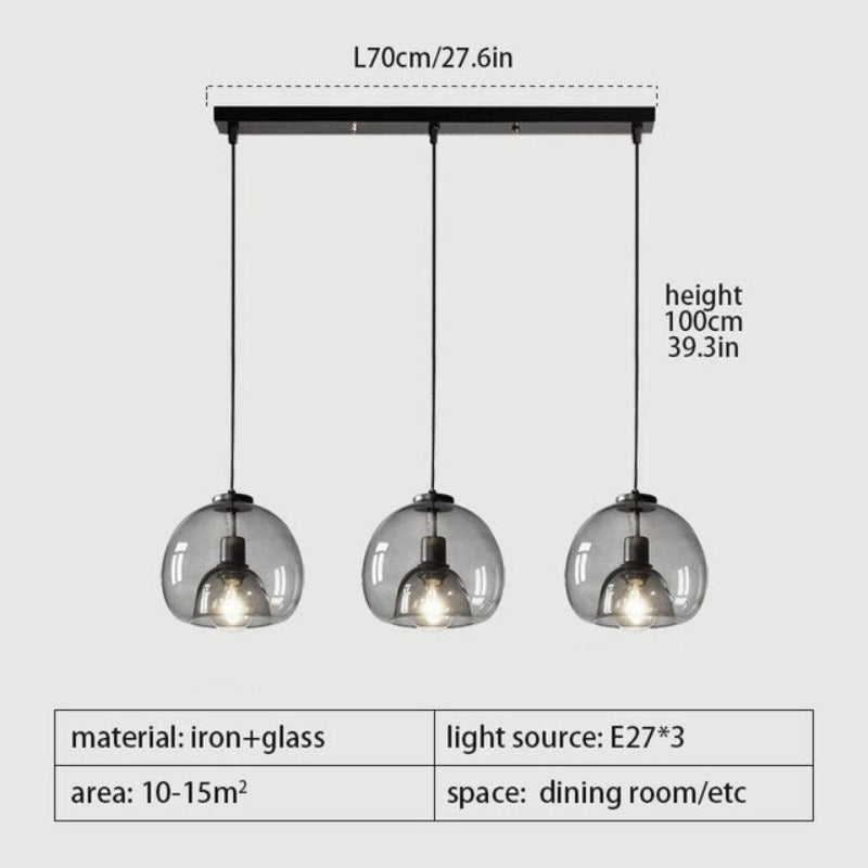Dark Scandinavian LED Pendant Light | OpalDwell - OpalDwell