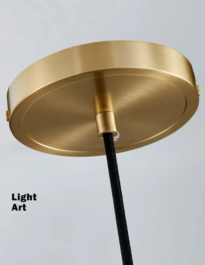 Asterra Premium Full Copper K9 Crystal LED Pendant Lights - OpalDwell