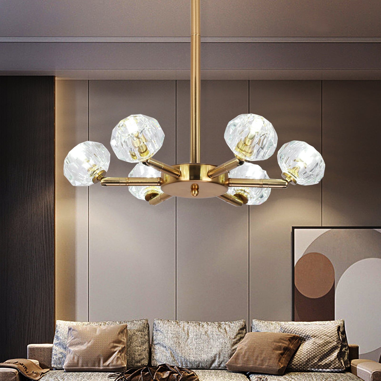 Liora | Crystal LED Hanging Light - OpalDwell