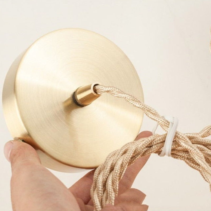 Antique Style Crystal and Glass Stone Pendant Chandelier | OpalDwell - OpalDwell