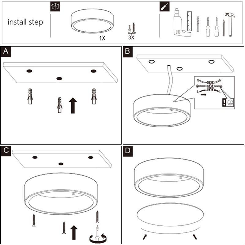 NovaGuard Ceiling Light Integrated LED Indoor Lamp With Mosquito Protection - OpalDwell