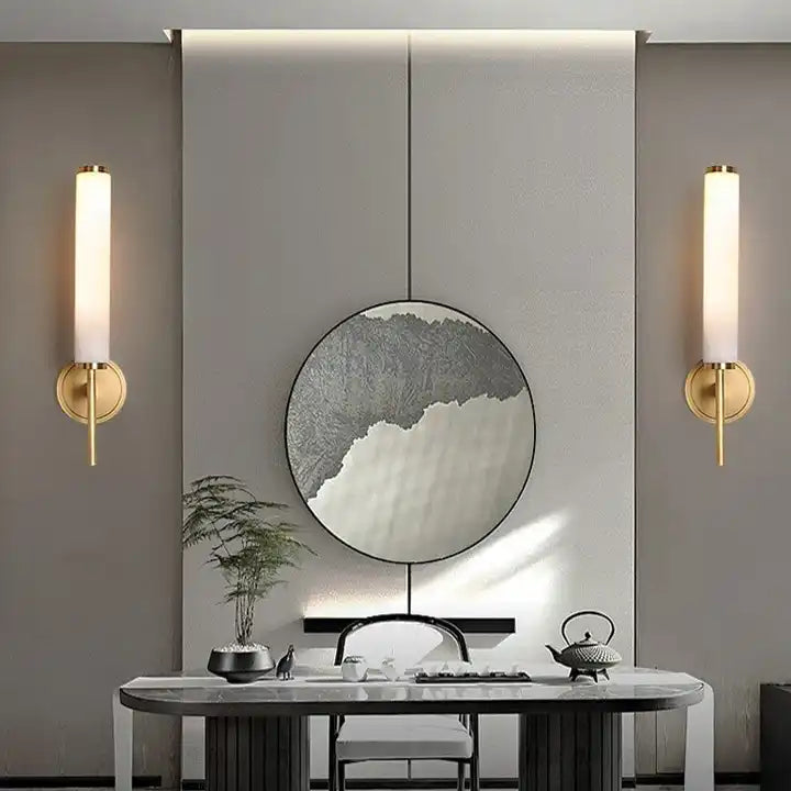 Rowan | Marble Wall Sconces - OpalDwell