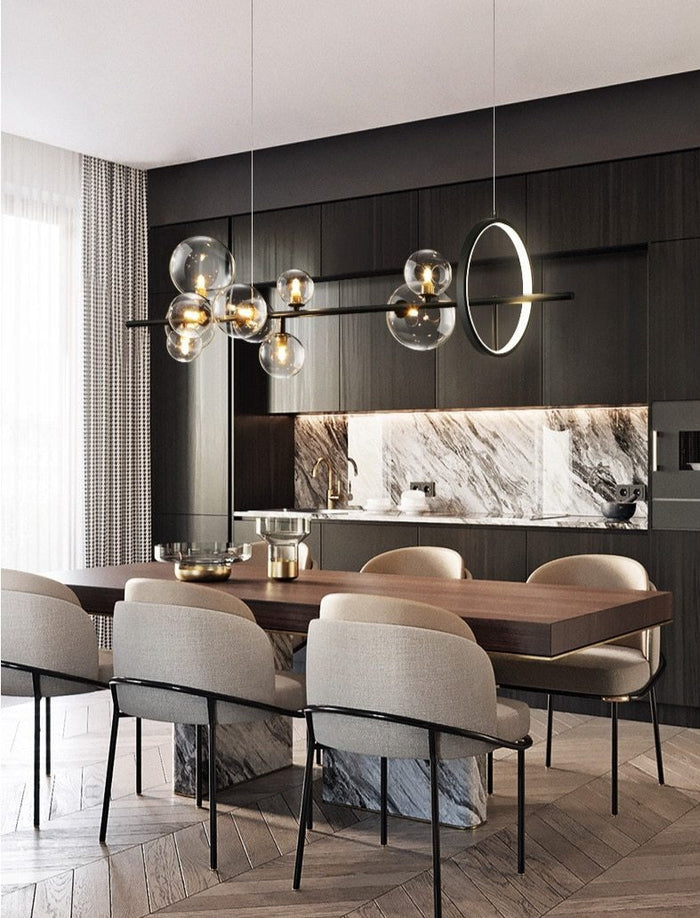 Aurelia Glass Bubble Pendant Lamp for Luxe Interiors OpalDwell