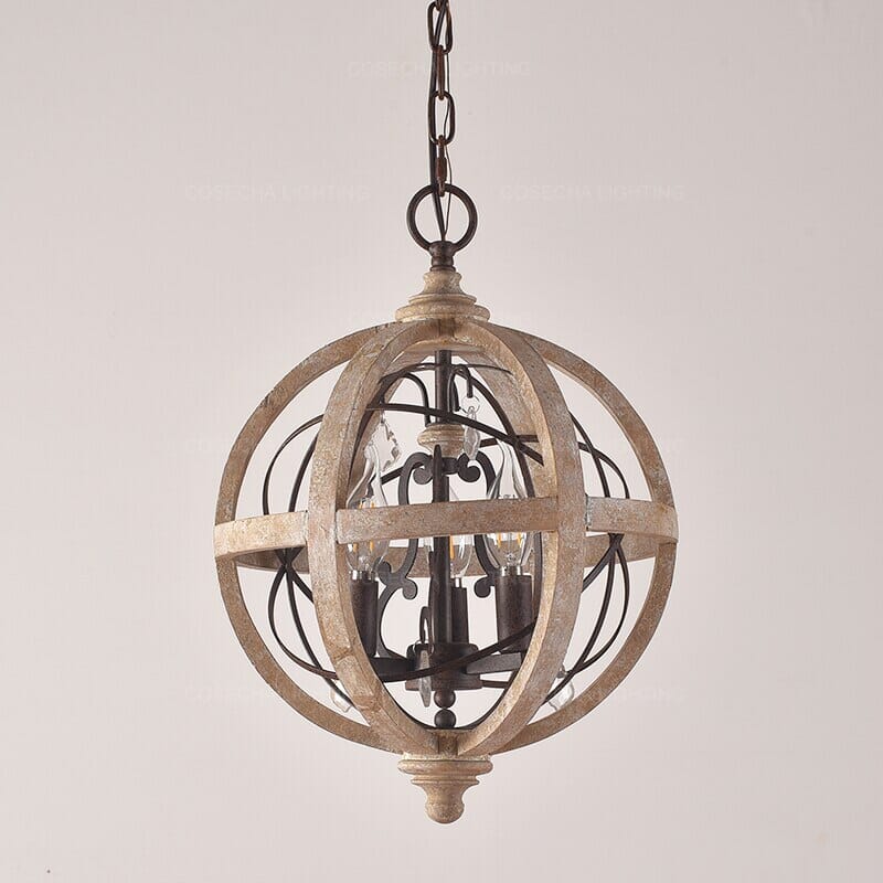 Heirloom Wooden Chandelier - OpalDwell
