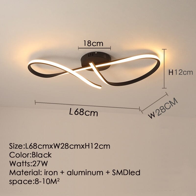 Elara Bow-Style Ceiling Light - OpalDwell