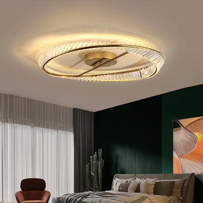 LumaNova Elegant Dimmable K9 Crystal Dining Room Chandelier OpalDwell