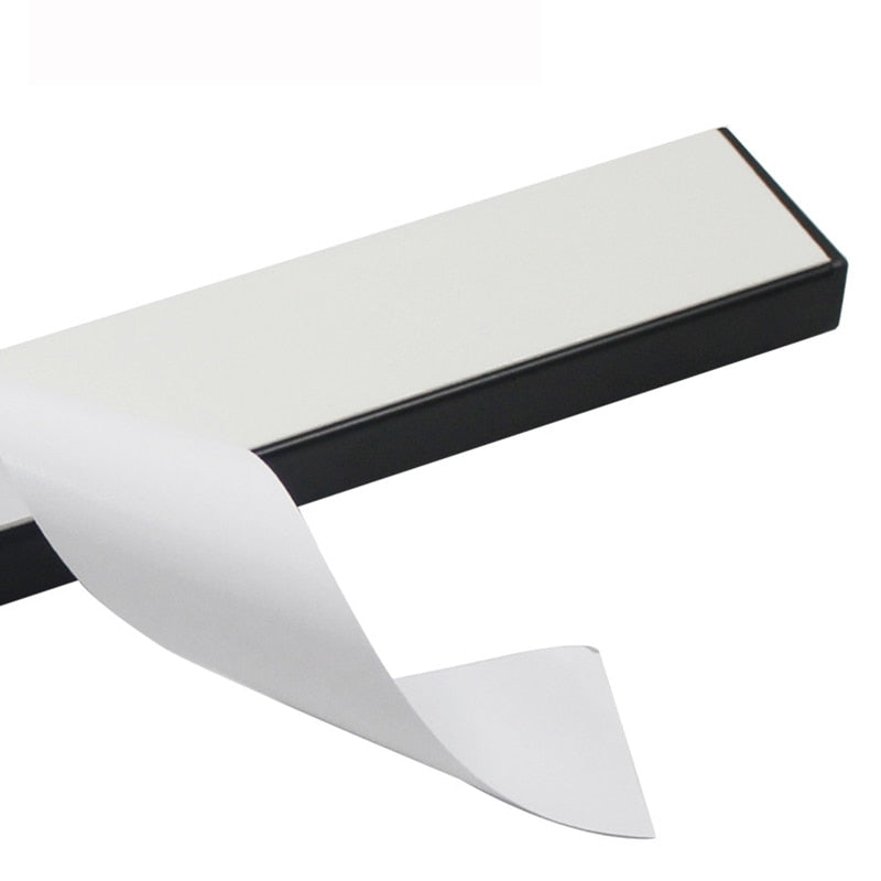 NoirGrip Wall-Mount Magnetic Knife Rack Stainless Steel - OpalDwell