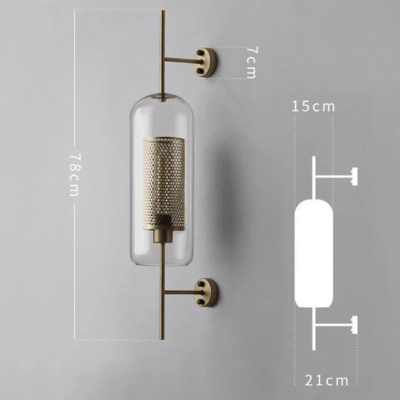 LumaHex Honeycomb Orb Wall Sconce With Warm Gold Glow - OpalDwell