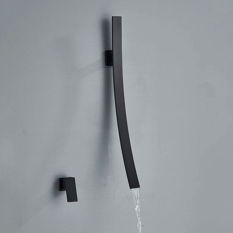 Aeris Arc Spout Faucet Modern Minimalist Bath Fixture OpalDwell