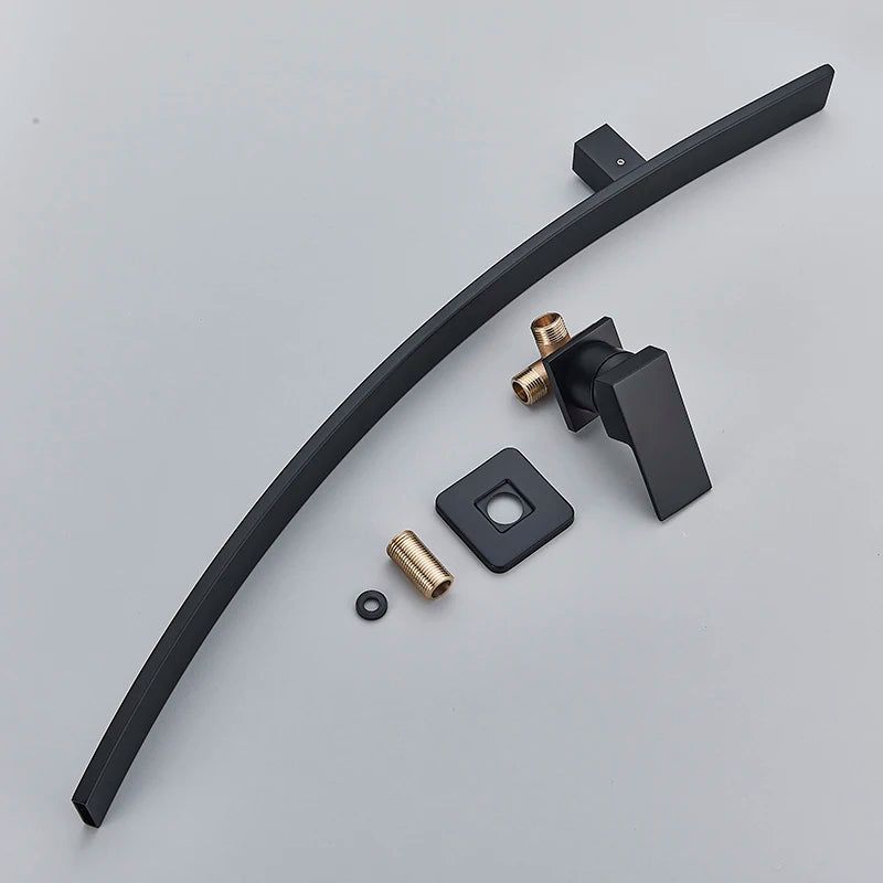 Aeris Arc Spout Faucet Modern Minimalist Bath Fixture OpalDwell