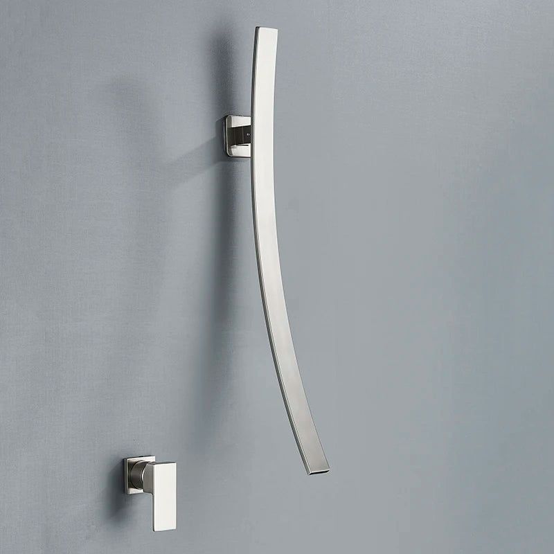 Aeris Arc Spout Faucet Modern Minimalist Bath Fixture OpalDwell