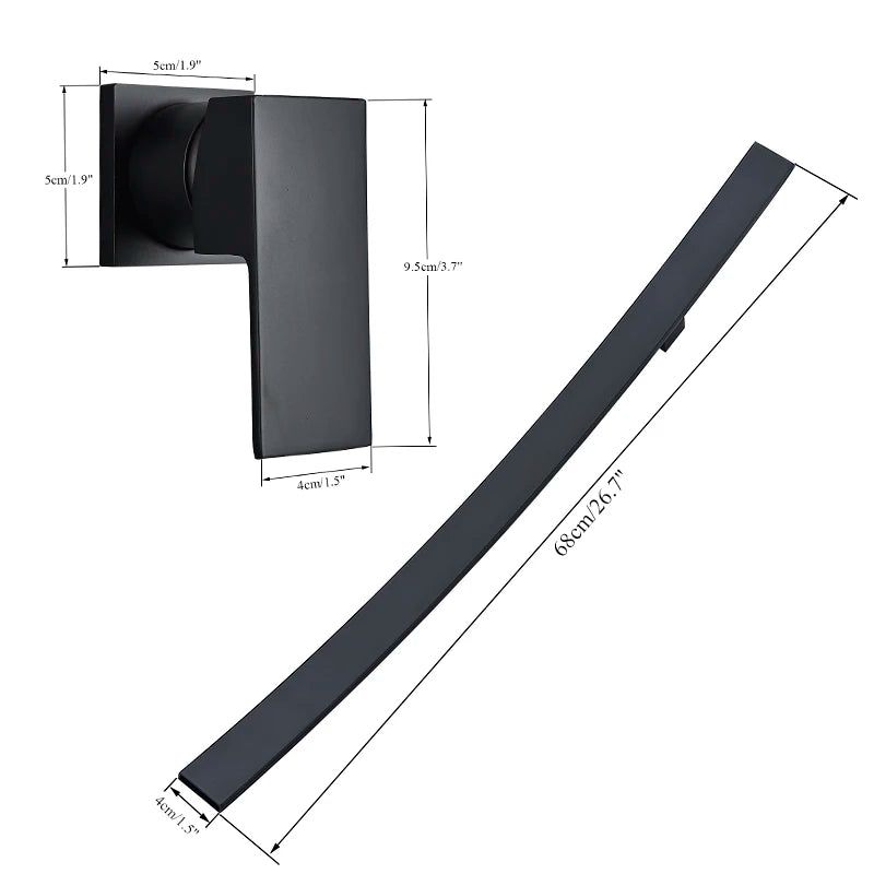 Aeris Arc Spout Faucet Modern Minimalist Bath Fixture OpalDwell