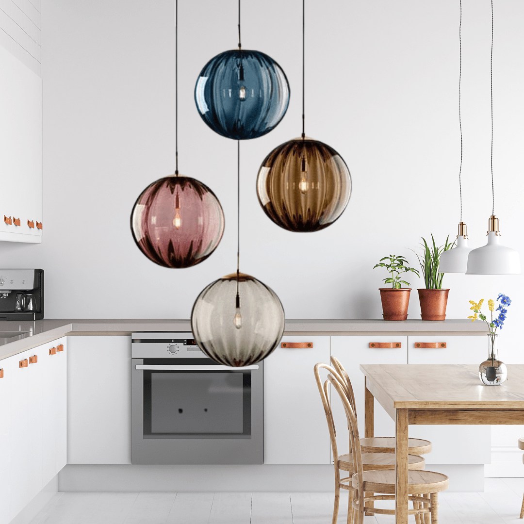Lumera Glass Pendant Lights - OpalDwell