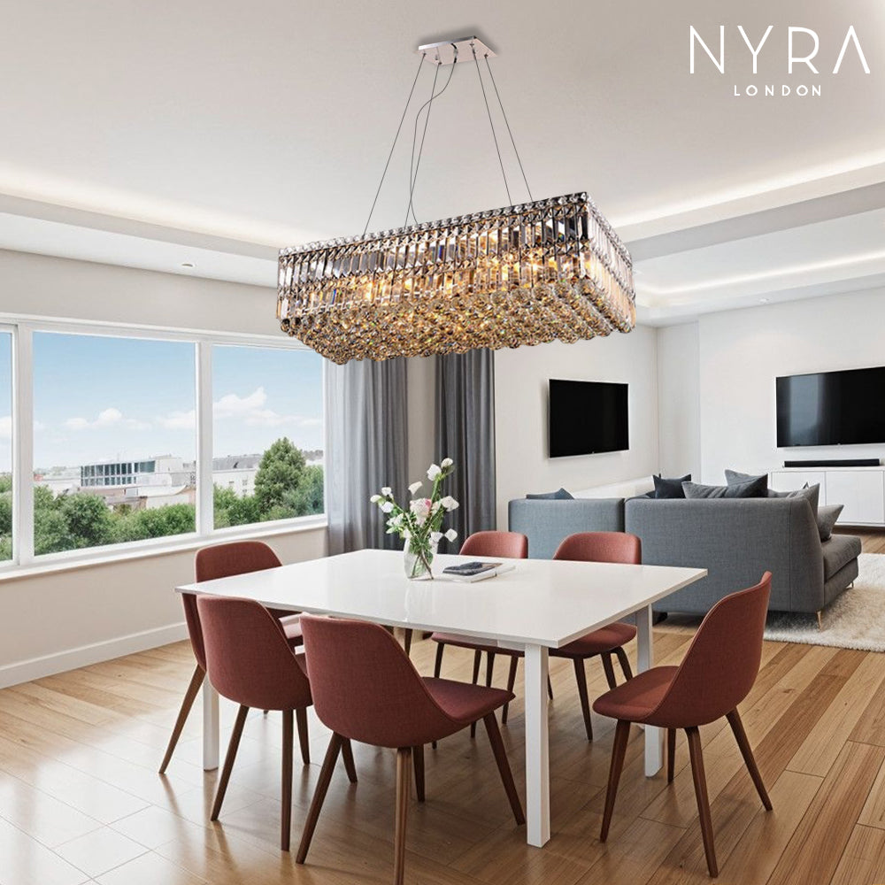 Chandeliers in Jade Crystal - OpalDwell