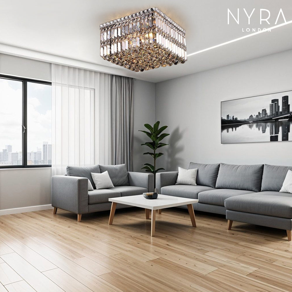 Chandeliers in Jade Crystal - OpalDwell