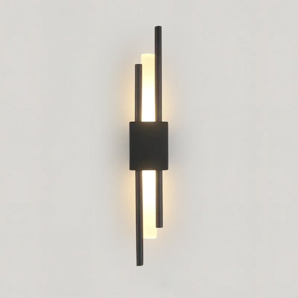Avelin Black Dual Head Lamp - OpalDwell