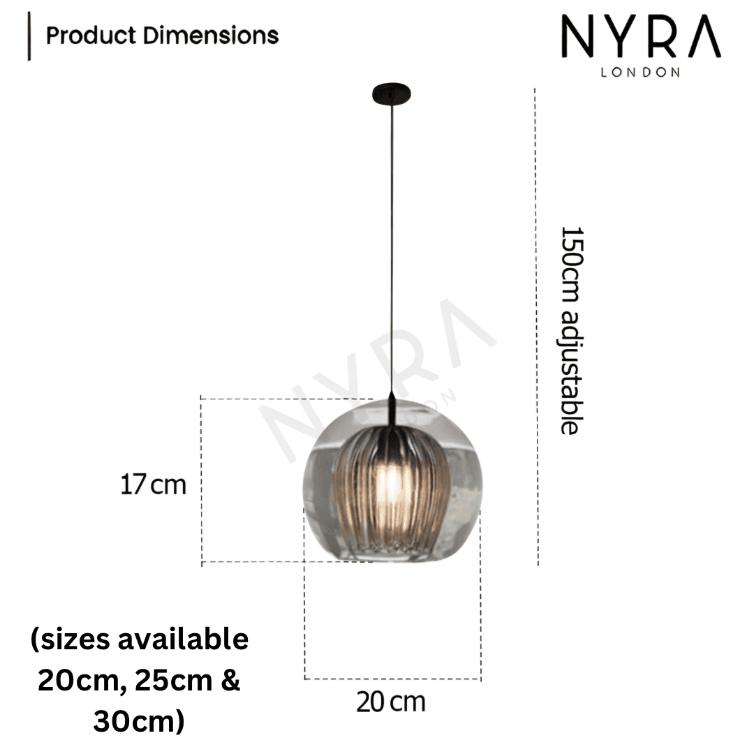 Liora Glass Pendant - OpalDwell