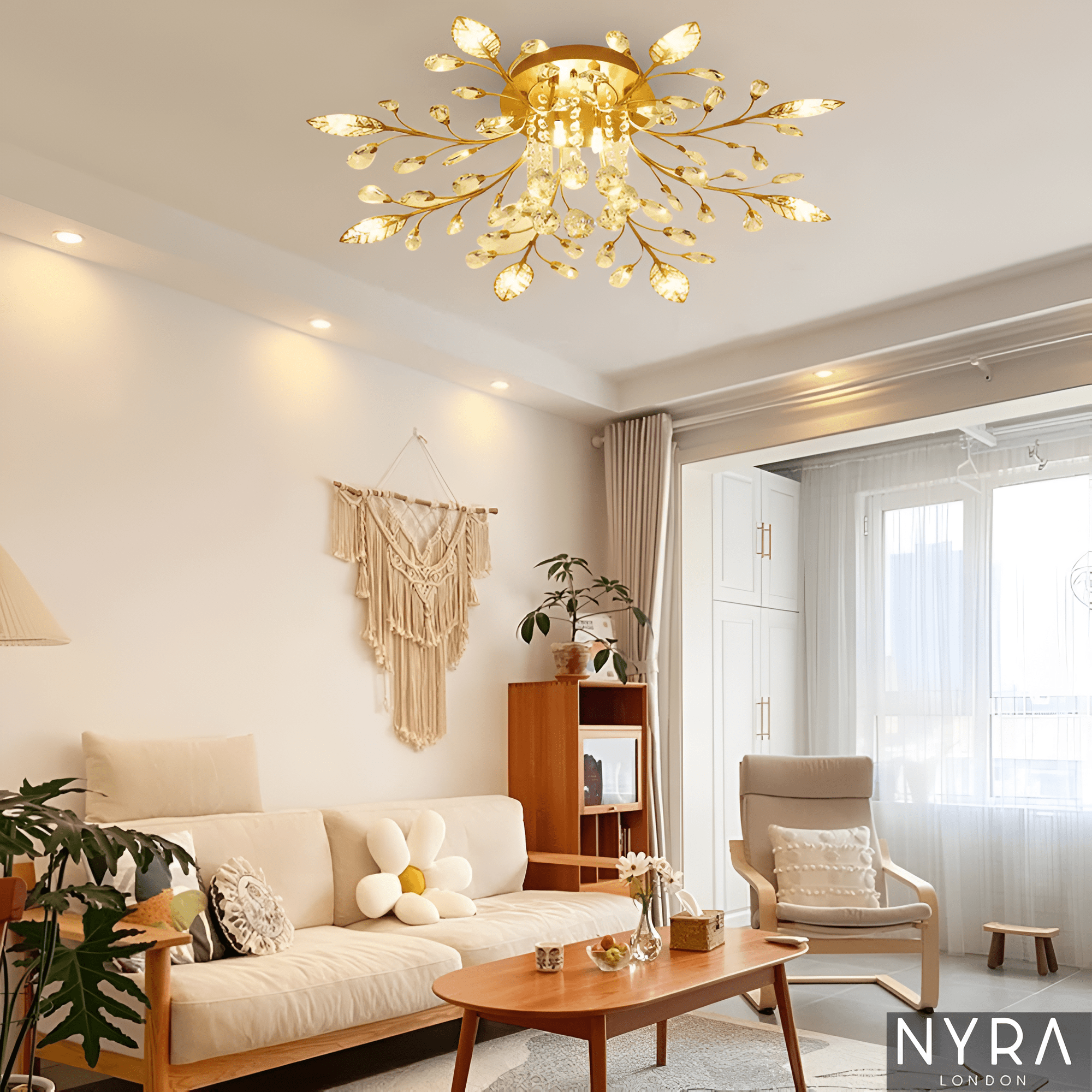 Lunara Floral Wall Chandelier - OpalDwell