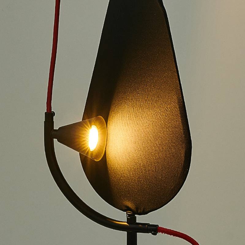 Modern Artistic Floor Lamp In Black Sculptural Form OpalDwell
