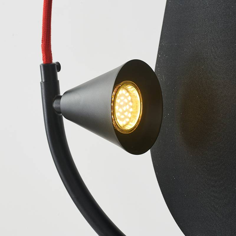 Modern Artistic Floor Lamp In Black Sculptural Form OpalDwell