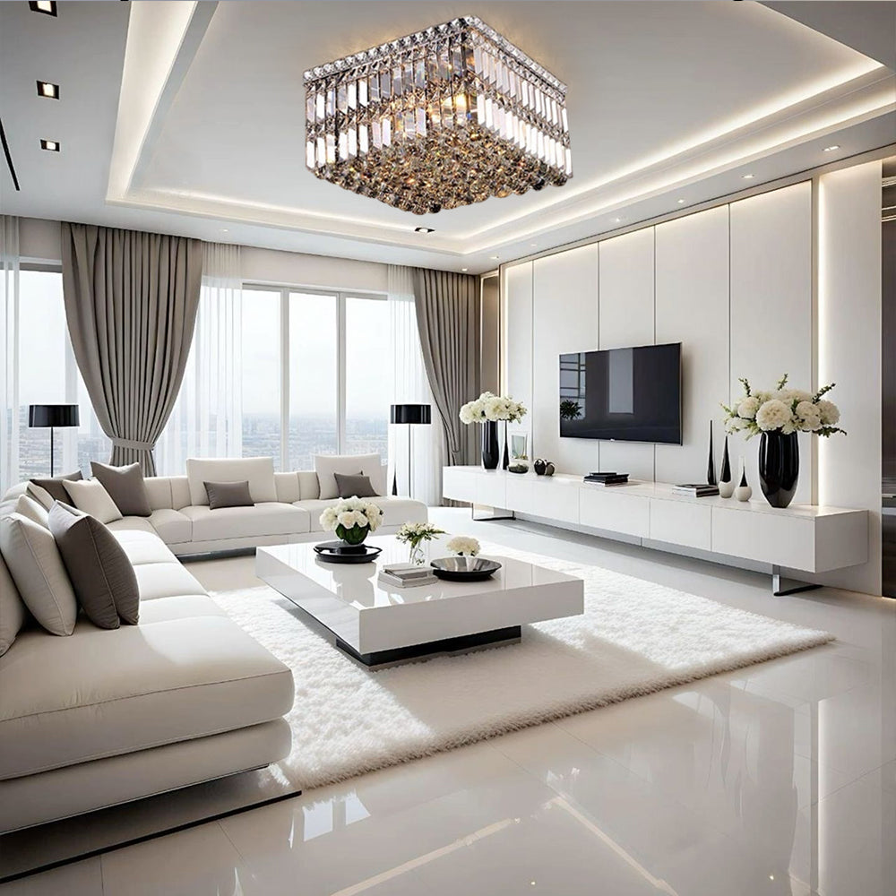 Chandeliers in Jade Crystal - OpalDwell