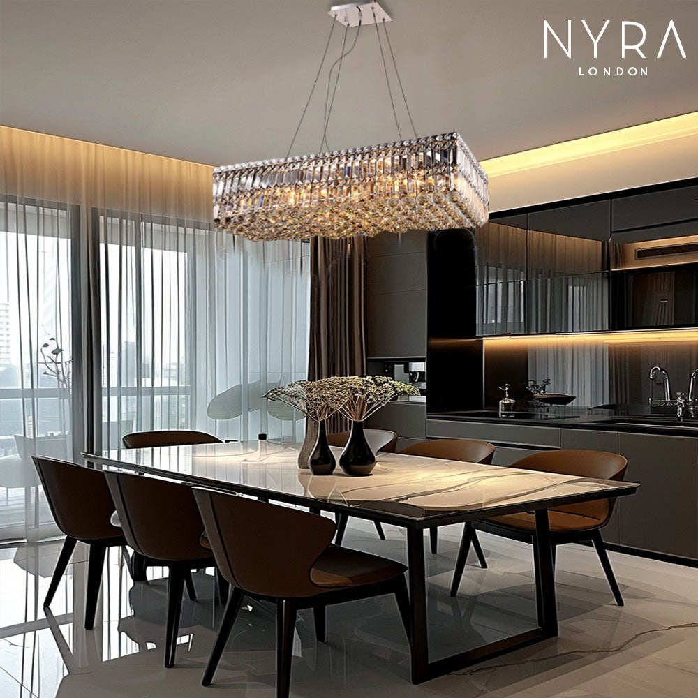 Chandeliers in Jade Crystal - OpalDwell