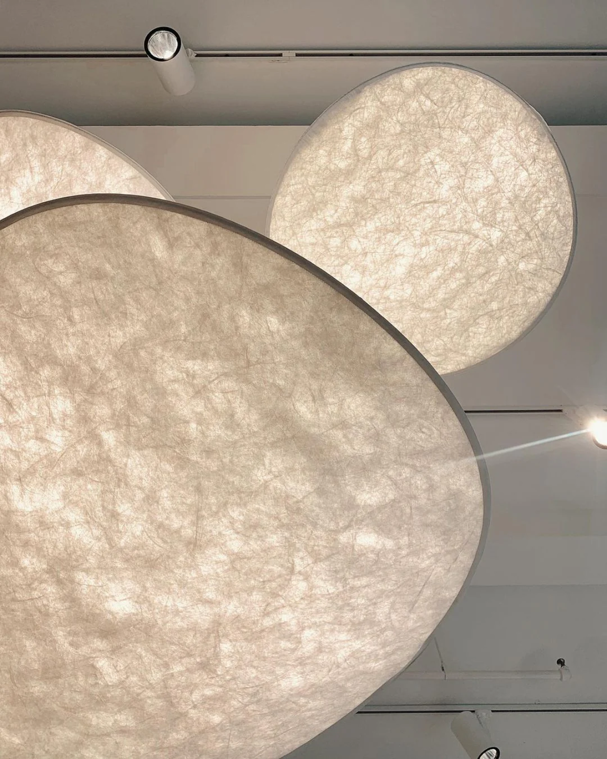 NovaLume Japandi Floating Ribbon Pendant Light Soft Glow - OpalDwell