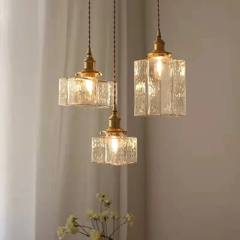 Aurora Vintage Glass Pendant Light For Dining Rooms - OpalDwell