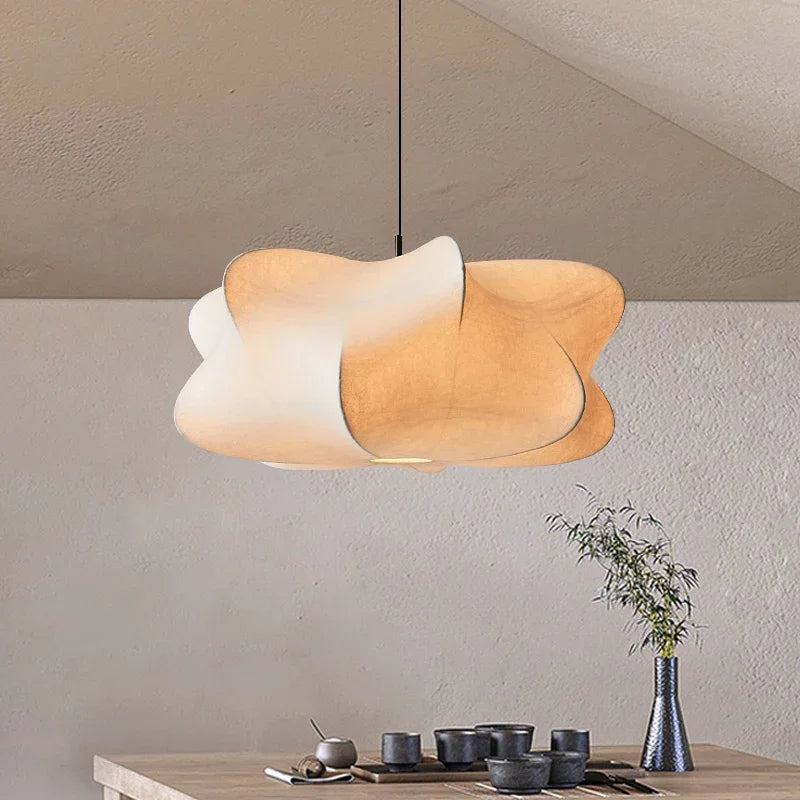 NovaLumi Wabi Sabi Pendant Light for Calm Ambient Glow - OpalDwell