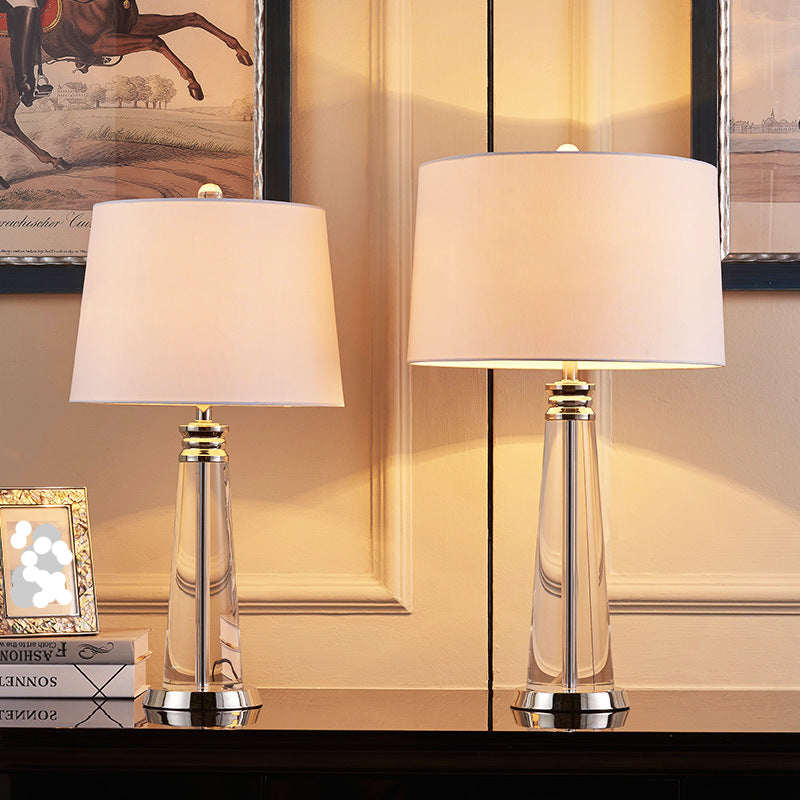 Modern Crystal Table Lamp for Bedroom and Living Room - OpalDwell